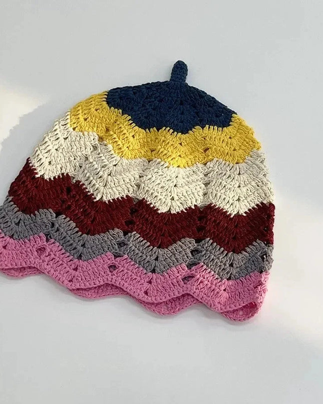 Handmade Knitted Bucket  Hat Dash-4u