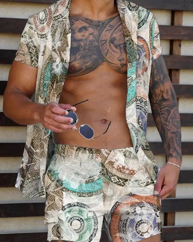 Vacation men 3D Printed Beach wear Dash-4u