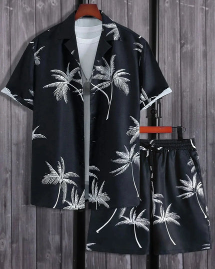 Vacation mood men beach shorts set Dash-4u