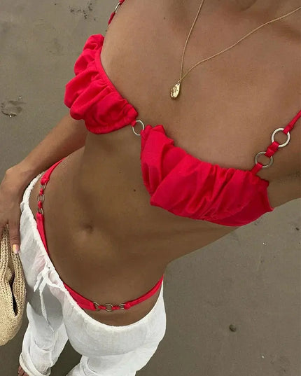 Nuewella Low Waist two piece swimsuit Dash-4u