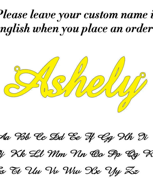Personalized Gold Name Necklace Dash-4u