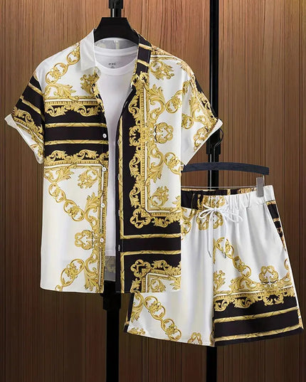 Resort wear Luxury Style Men's Short-sleeved outfit Dash-4u