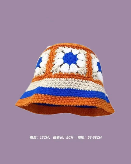 Handmade Knitted Bucket  Hat Dash-4u