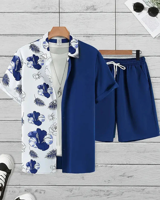 Resort wear Luxury Style Men's Short-sleeved outfit Dash-4u