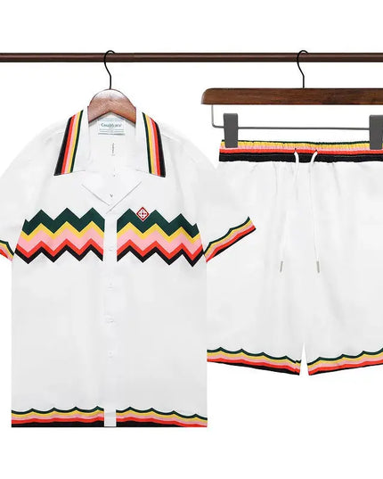 Summer vibes men Beach shorts set Dash-4u