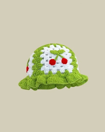 Handmade Knitted Bucket  Hat Dash-4u