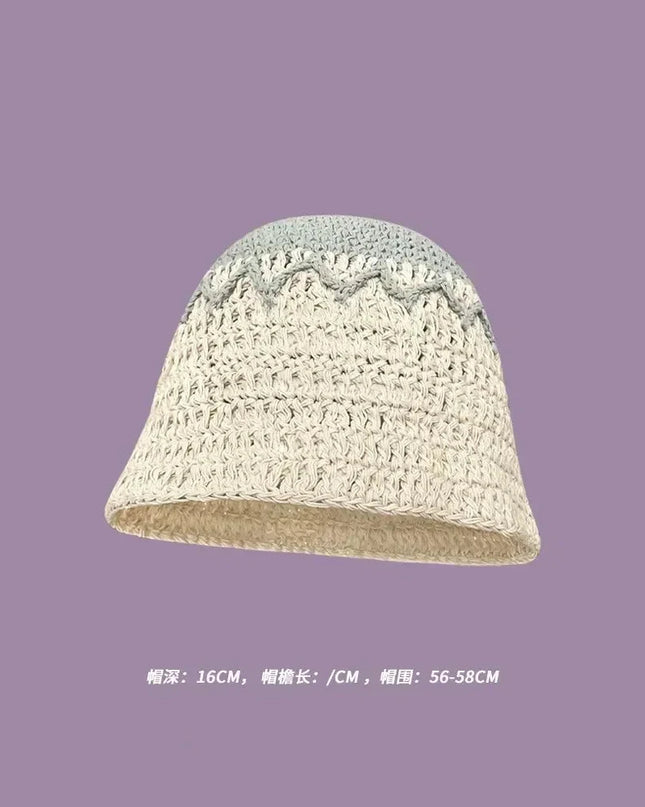 Handmade Knitted Bucket  Hat Dash-4u