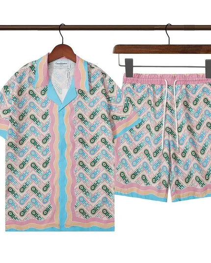 Summer vibes men Beach shorts set Dash-4u