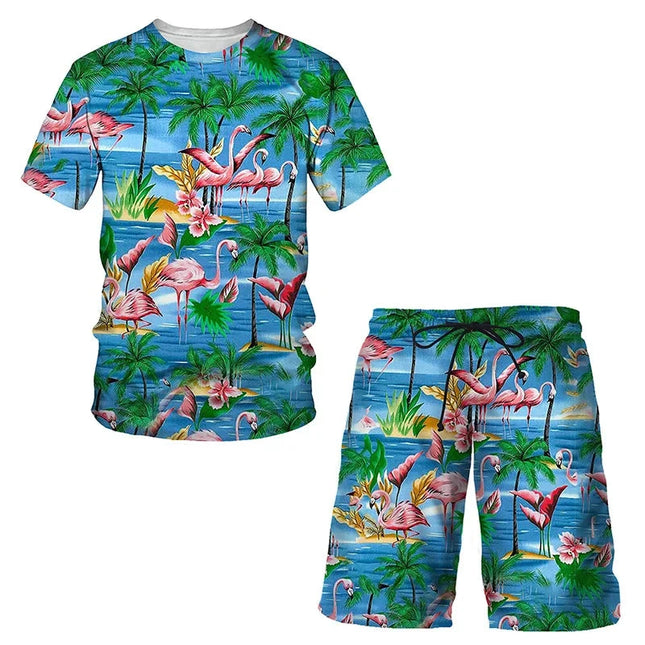 Casual men beach short set Dash-4u