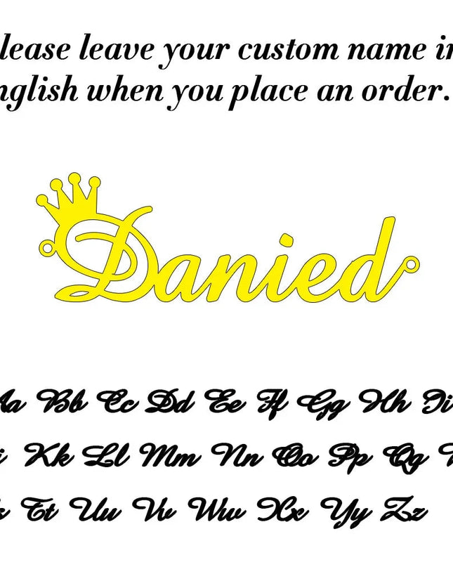 Custom Name Necklace Dash-4u
