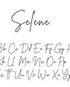 Hebrew font / Silver / 40cm