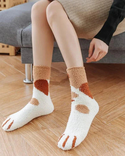 Cozy Pawfect Socks 6PC Dash-4u