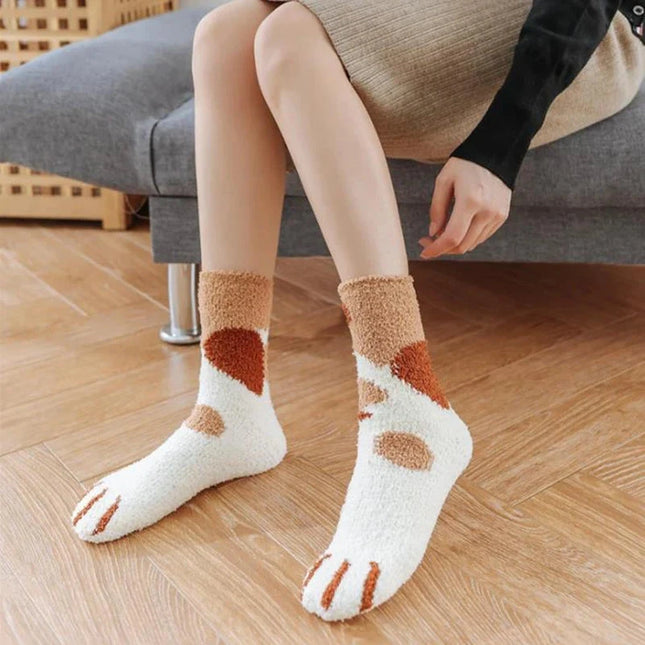 Cozy Pawfect Socks 6PC Dash-4u