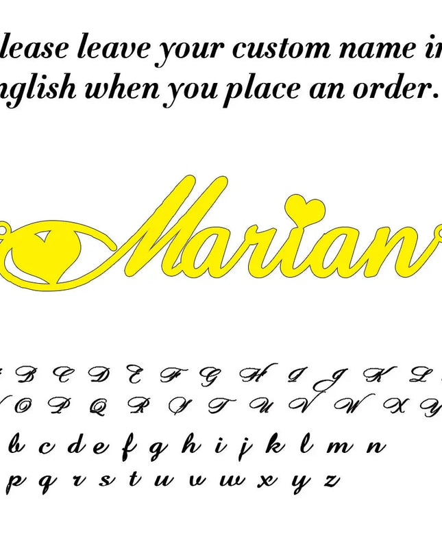 Custom Name Necklace Dash-4u