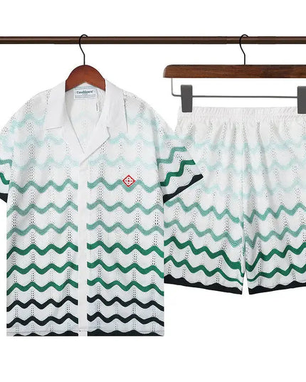 Summer vibes men Beach shorts set Dash-4u