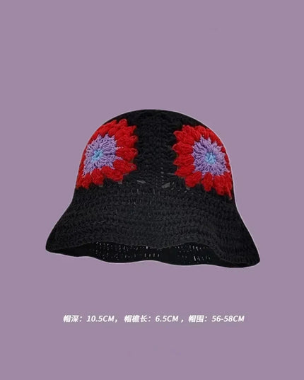 Handmade Knitted Bucket  Hat Dash-4u