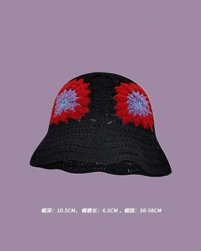 Handmade Knitted Bucket  Hat Dash-4u