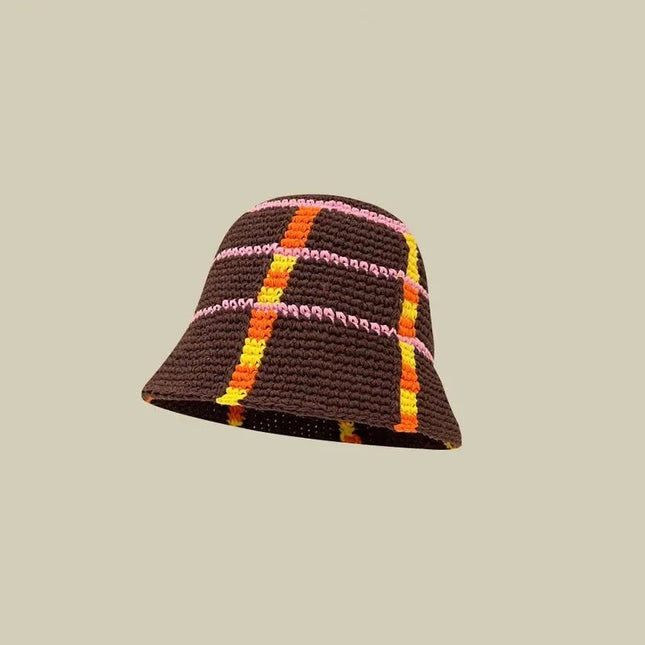 Handmade Knitted Bucket  Hat Dash-4u