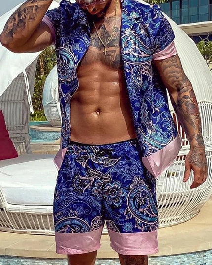 Trendy men two piece Beach set Dash-4u