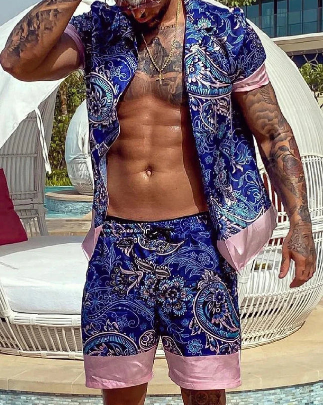 Trendy men two piece Beach set Dash-4u