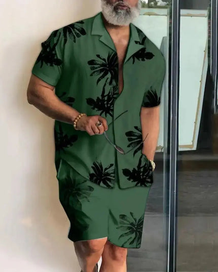 Men vacation two piece shorts set Dash-4u