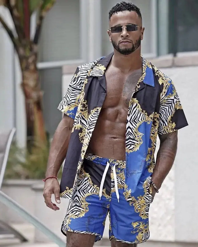 Vacation men 3D Printed Beach wear Dash-4u