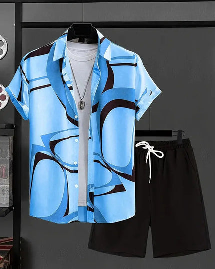 Resort wear Luxury Style Men's Short-sleeved outfit Dash-4u