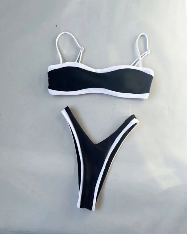 Beatz two piece swimsuit-Stylish Dash-4u