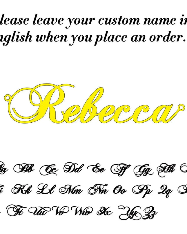 Custom Name Necklace Dash-4u