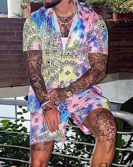 Trendy men two piece Beach set Dash-4u