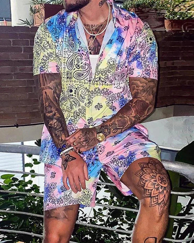 Trendy men two piece Beach set Dash-4u