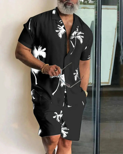Men vacation two piece shorts set Dash-4u