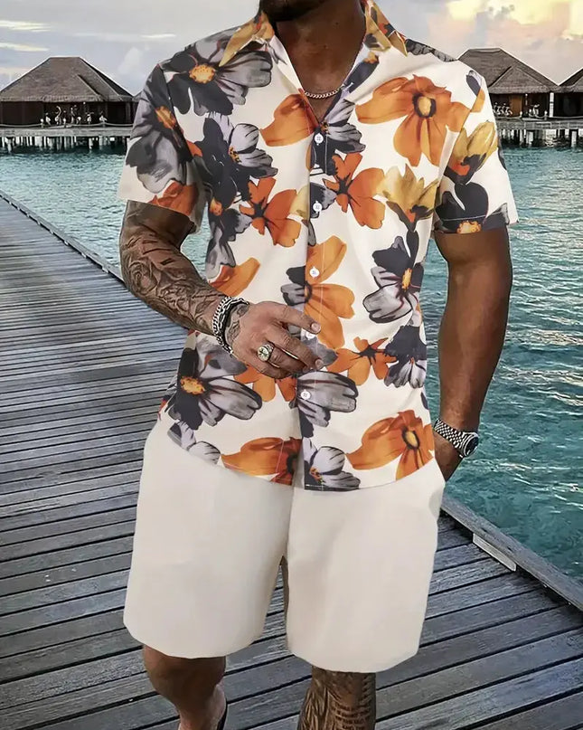 Men streetwear two piece Beach set Dash-4u