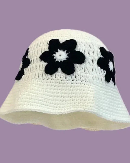 Handmade Knitted Bucket  Hat Dash-4u