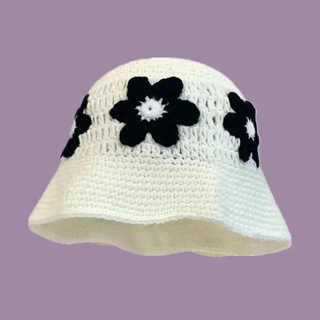Handmade Knitted Bucket  Hat Dash-4u