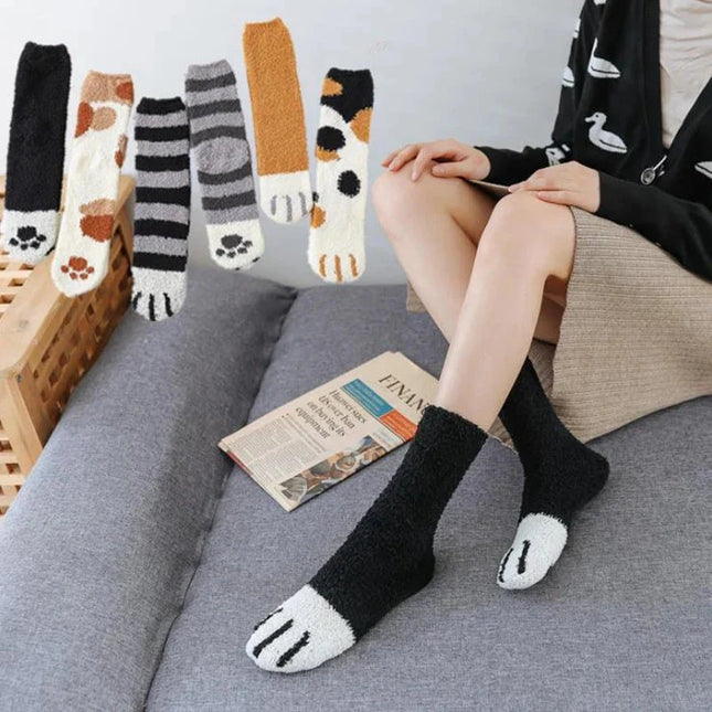 Cozy Pawfect Socks 6PC Dash-4u