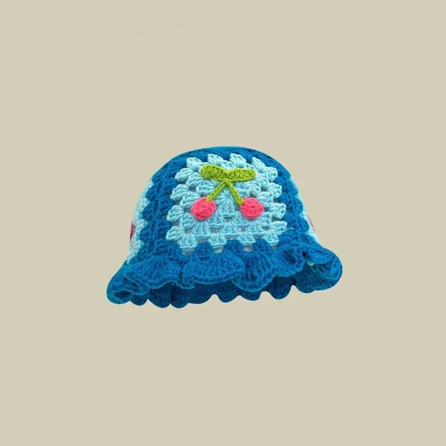 Handmade Knitted Bucket  Hat Dash-4u