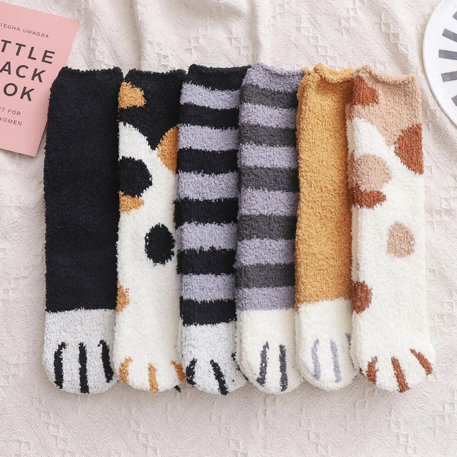 Cozy Pawfect Socks 6PC Dash-4u