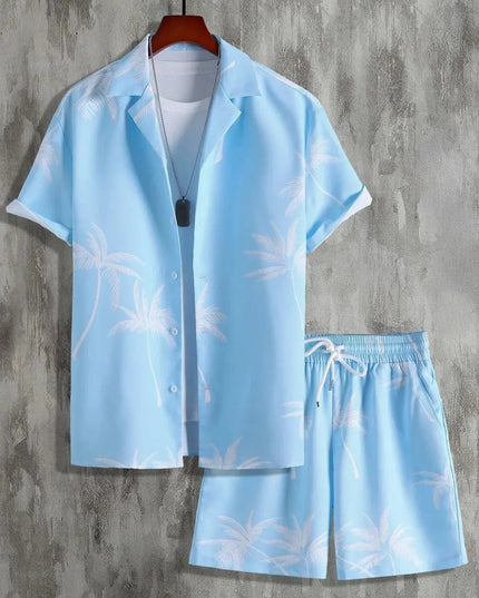 Vacation mood men beach shorts set Dash-4u