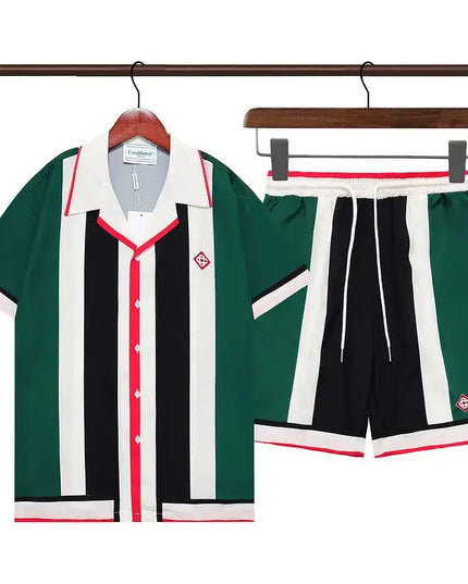 Summer vibes men Beach shorts set Dash-4u