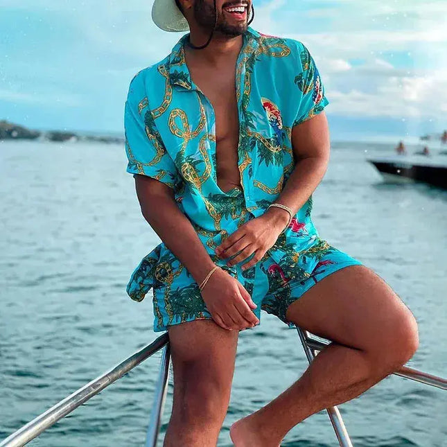 Vacation men 3D Printed Beach wear Dash-4u