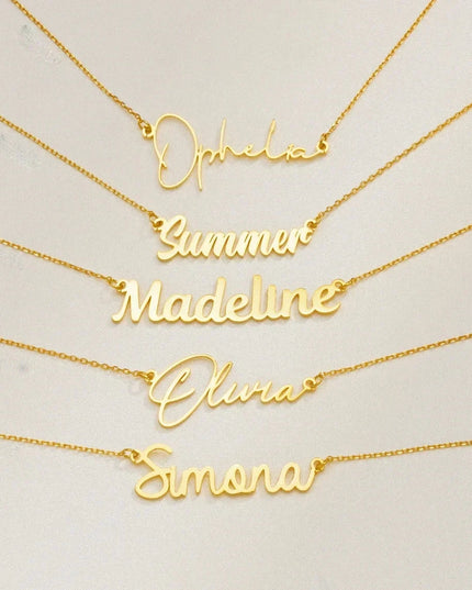 Custom Name Necklace Dash-4u