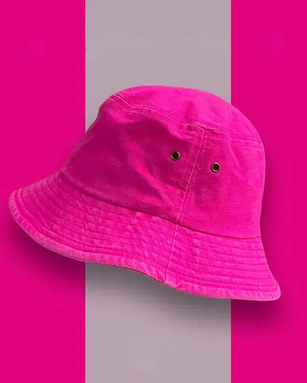Fluorescent Bucket Summer Hat Dash-4u