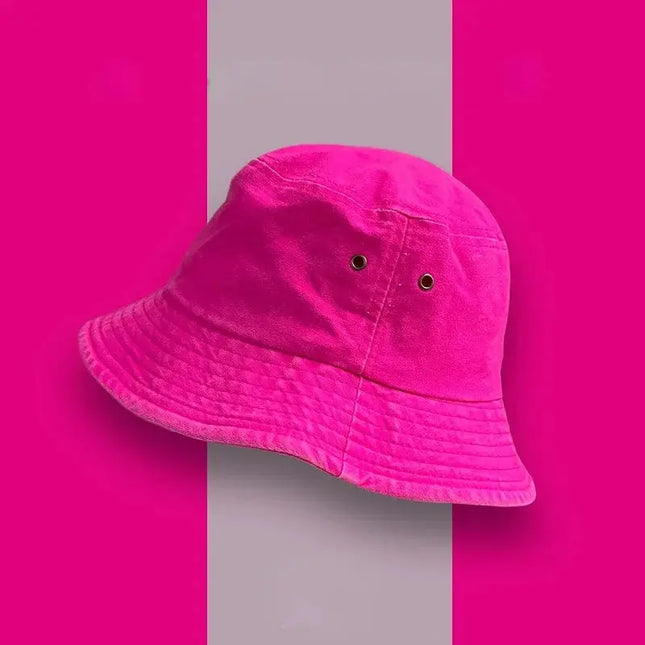 Fluorescent Bucket Summer Hat Dash-4u