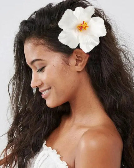 Away Hawaiian Flower Hair Clip Dash-4u