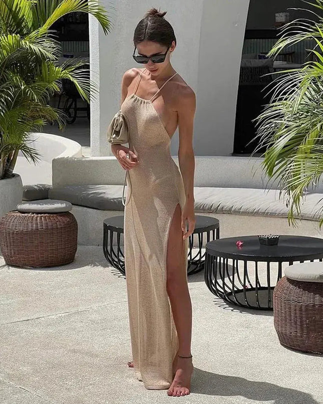 Helena Knitted swimwear Cover Up Dash-4u