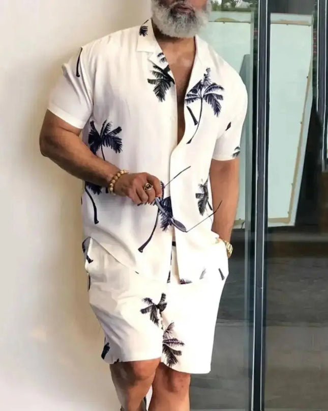 Men vacation two piece shorts set Dash-4u