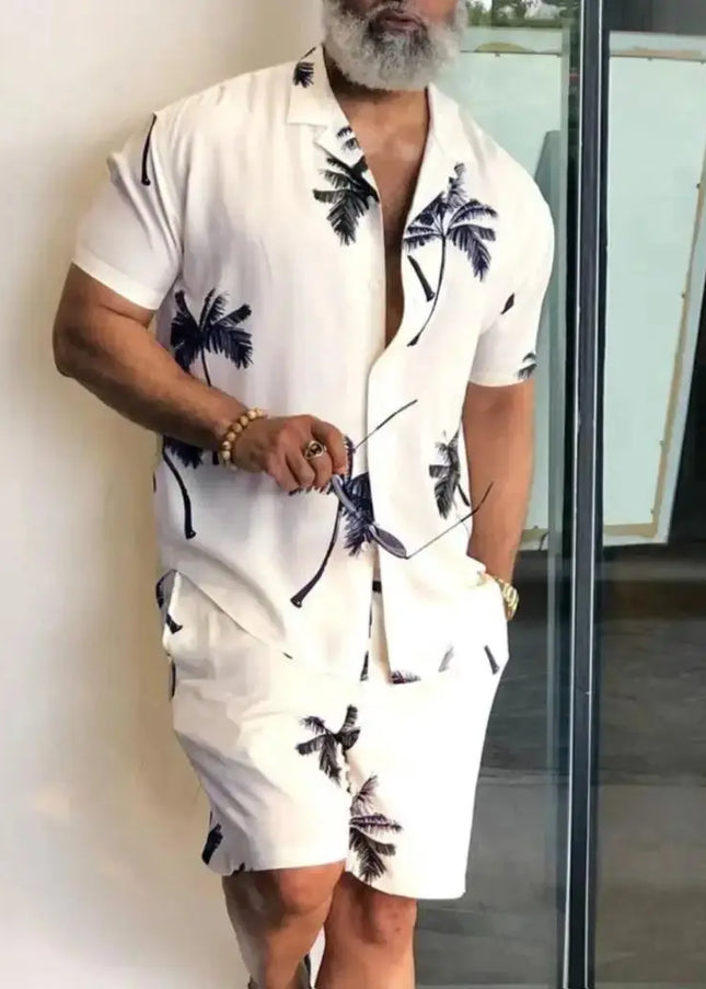 Men vacation two piece shorts set Dash-4u