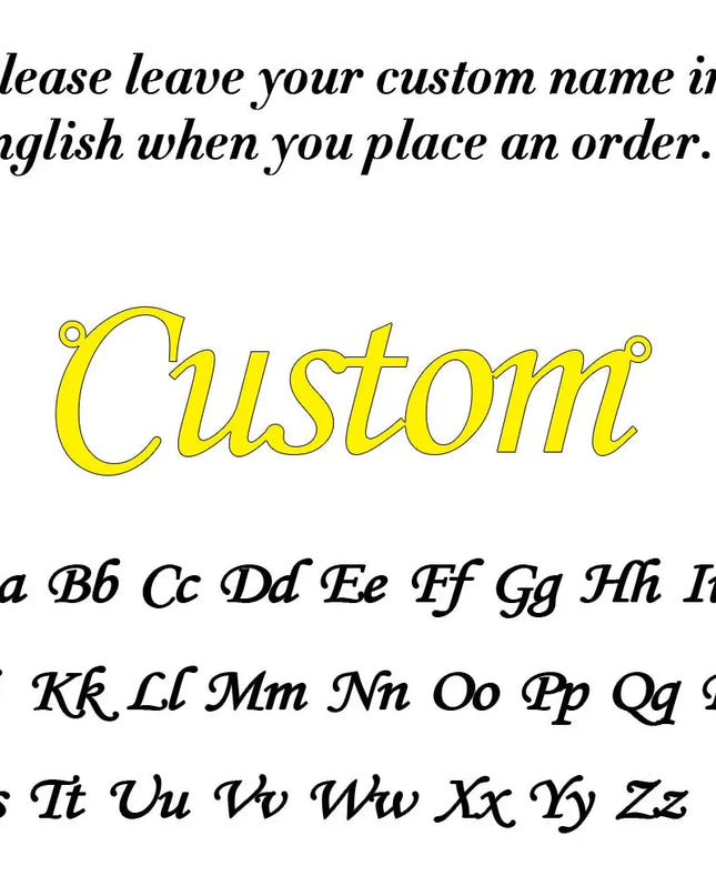 Custom Name Necklace Dash-4u
