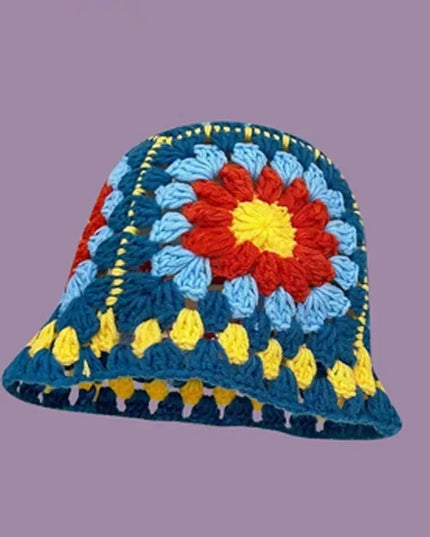 Handmade Knitted Bucket  Hat Dash-4u